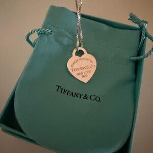 Tiffany & Co. Silver Heart Pendant Necklace